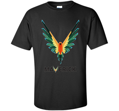 Vibrant T-Shirt Be A Maverick T-shirt Black
