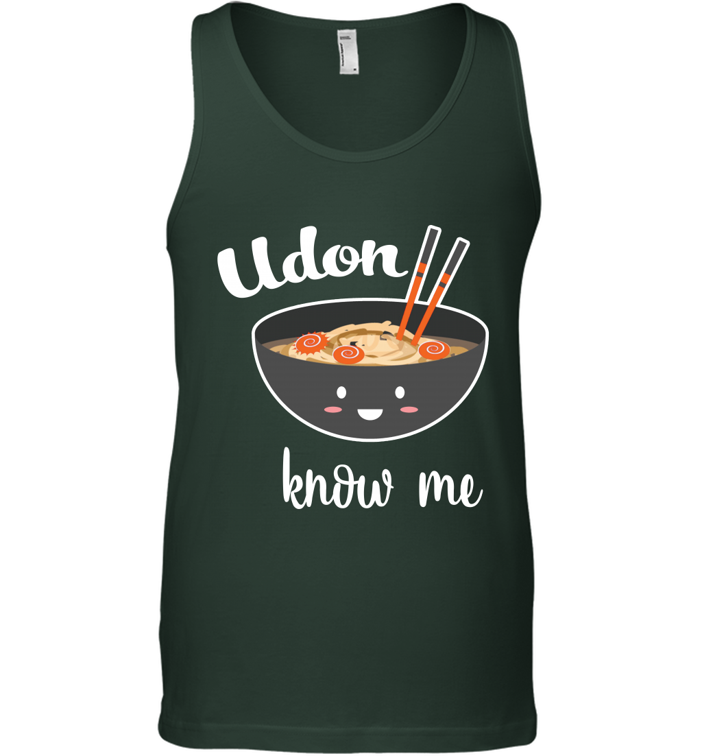 Udon Know Me Japanese Curry Shirt Tank Top Tank Top Forest Green