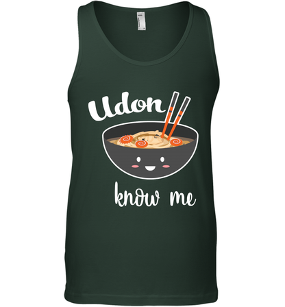 Udon Know Me Japanese Curry Shirt Tank Top Tank Top Forest Green