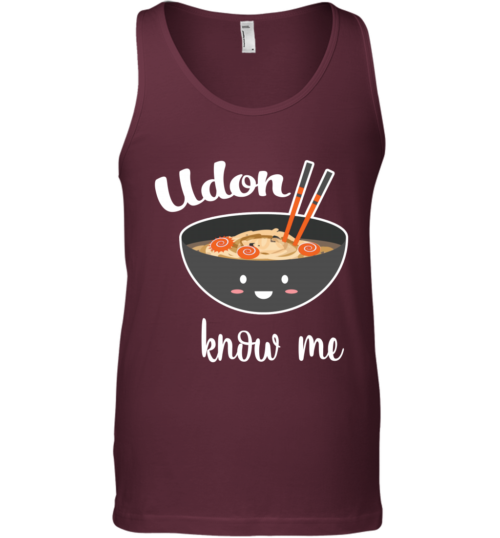Udon Know Me Japanese Curry Shirt Tank Top Tank Top Maroon
