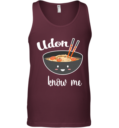 Udon Know Me Japanese Curry Shirt Tank Top Tank Top Maroon
