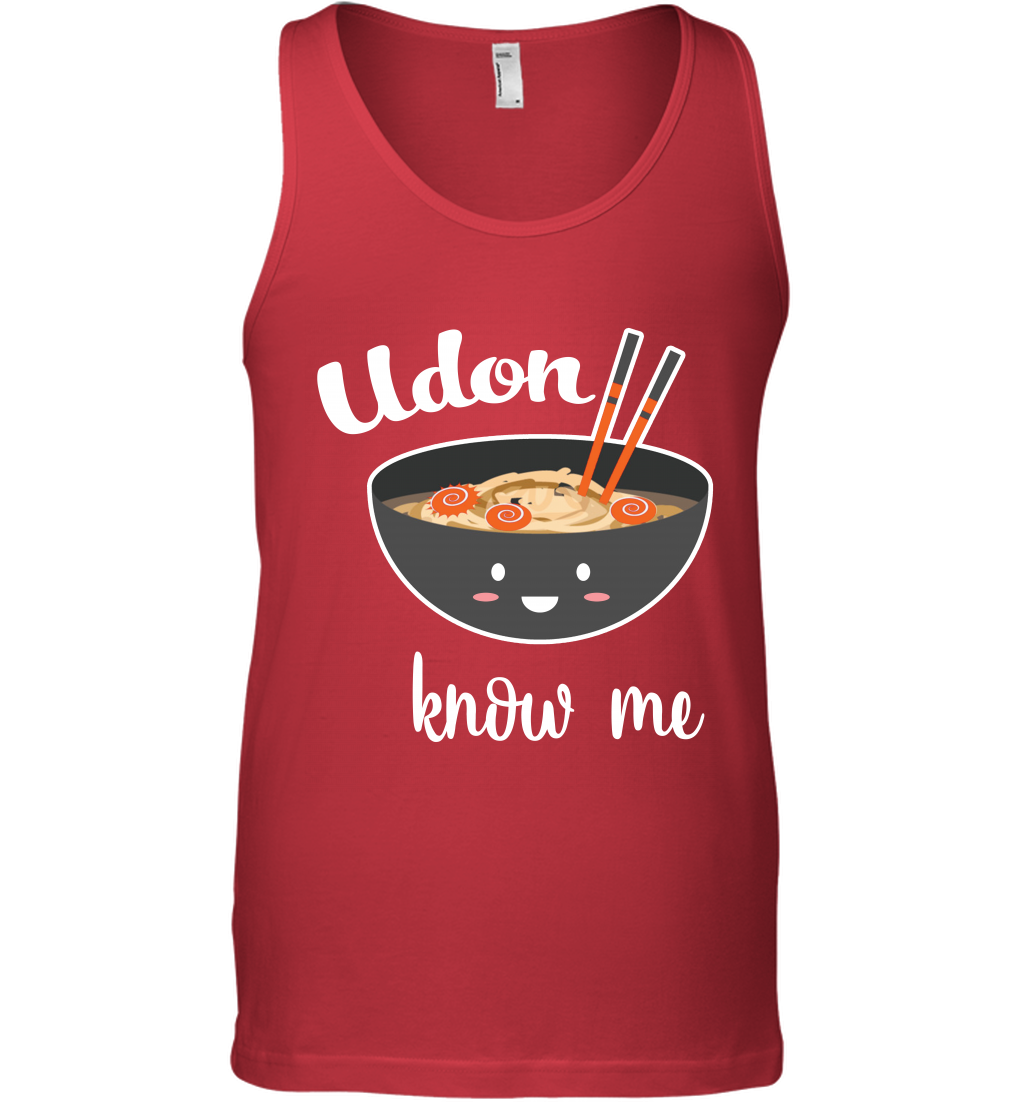Udon Know Me Japanese Curry Shirt Tank Top Tank Top Red