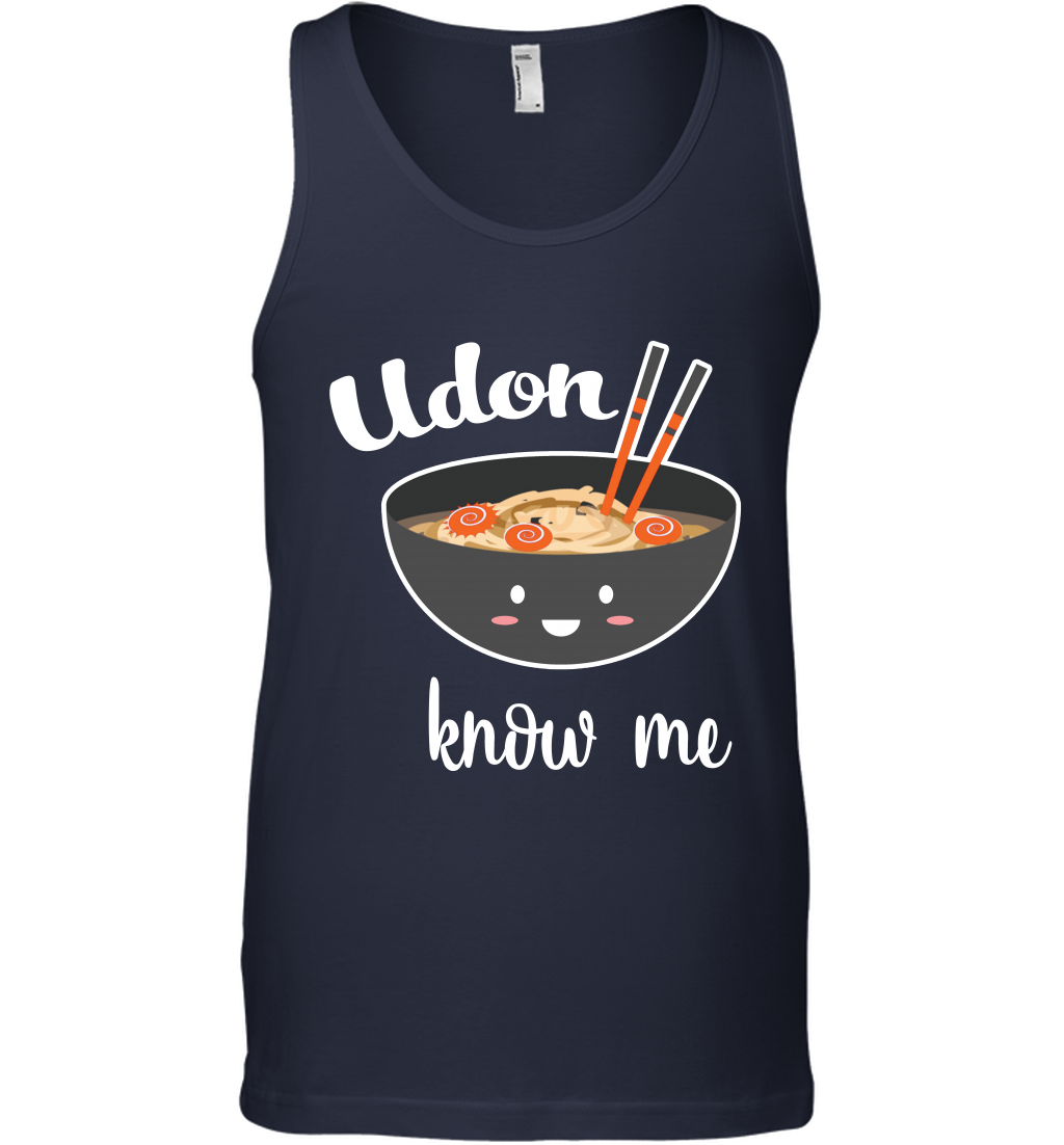 Udon Know Me Japanese Curry Shirt Tank Top Tank Top Navy