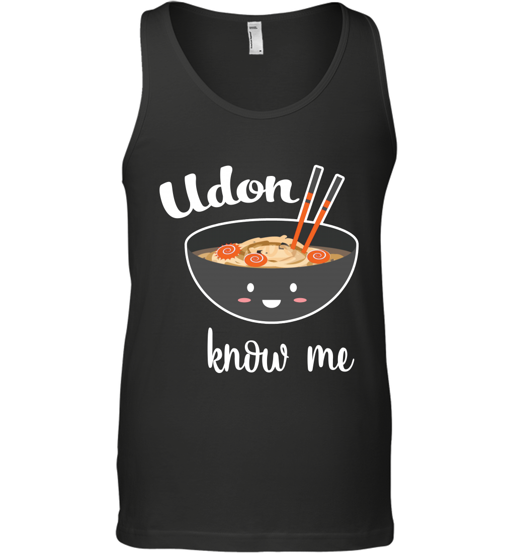 Udon Know Me Japanese Curry Shirt Tank Top Tank Top Black