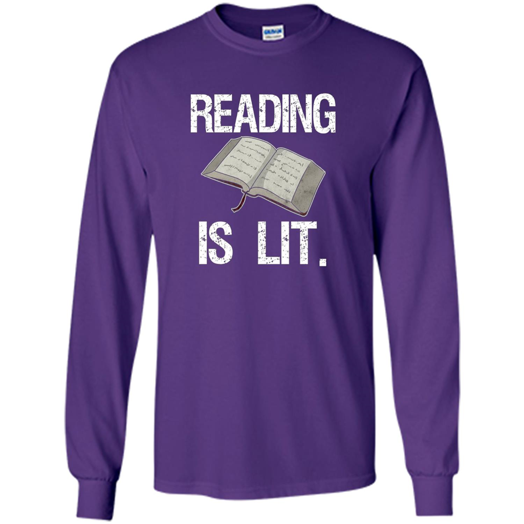 Book Reader T-shirt Reading is Lit T-shirt