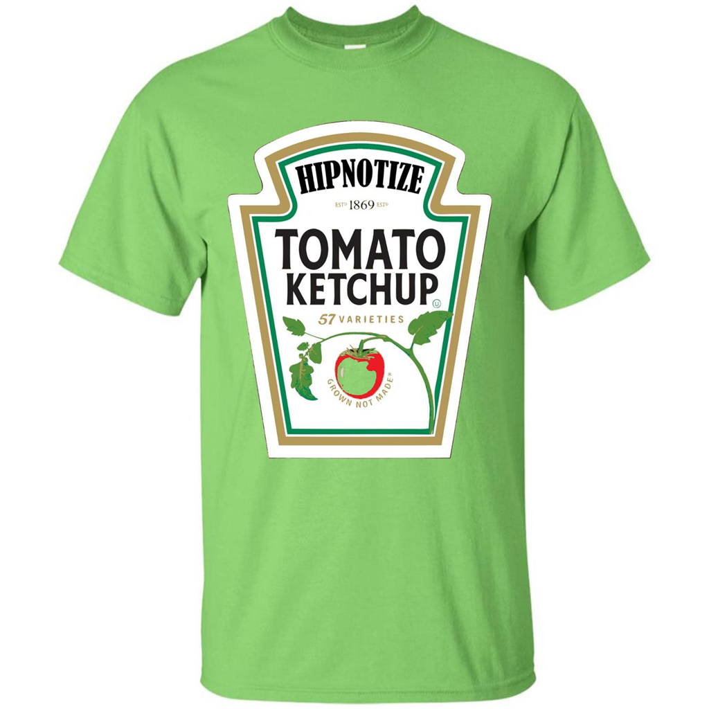 Ketchup Condiment Costume T-shirt Tomato Ketchup 57 Varieties Grown Not Made Lime