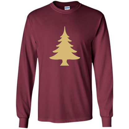 Christmas Tree T-shirt Xmas Tree T-shirt Maroon