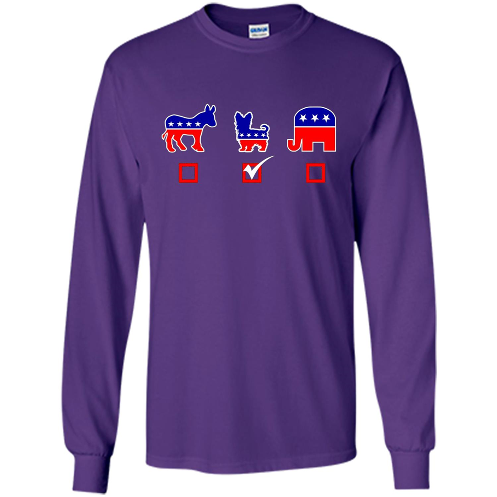 Yorkshire Terrier For President Shirt Yorkie T-shirt