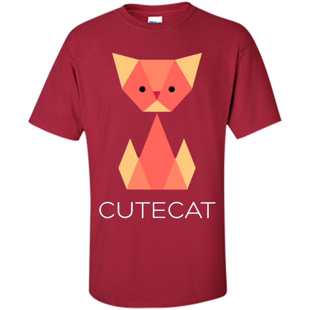 Love Cat T-Shirt Origami Cat Cardinal