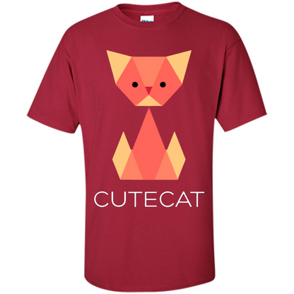 Love Cat T-Shirt Origami Cat Cardinal