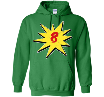 Eighth Birthday Shirt Super Hero Birthday Shirt 8 Year Old shirt Irish Green