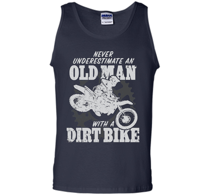 Never Underestimate an Old Man with a Dirt Bike t-shirt MX cool shirt