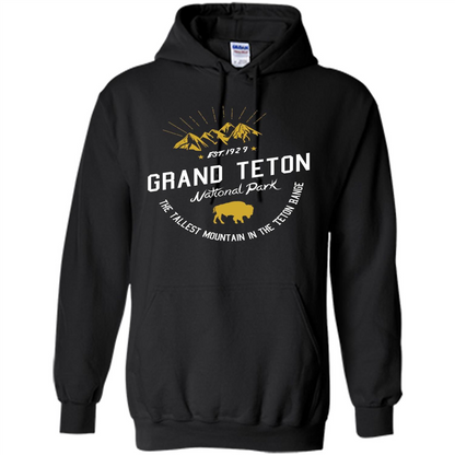Grand Teton National Park T-shirt Black