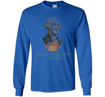 Football T-shirt In Autodraft I Trust T-shirt Royal