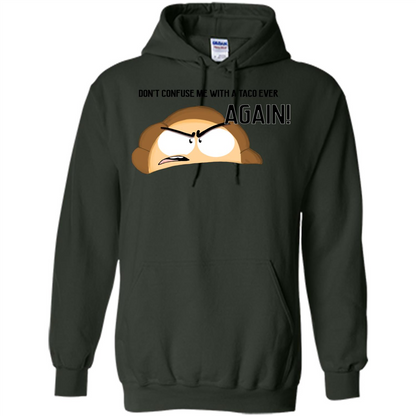 Empanada T-Shirt Dont Confuse Me With A Taco Ever Again Forest Green