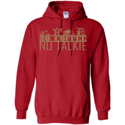 No Coffee No Talkie T-shirt Red