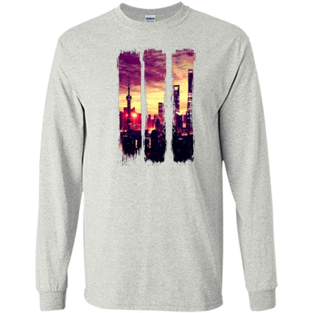 Sunset City T-shirt Ash