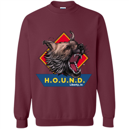 H.O.U.N.D Liberty, In T-shirt Maroon