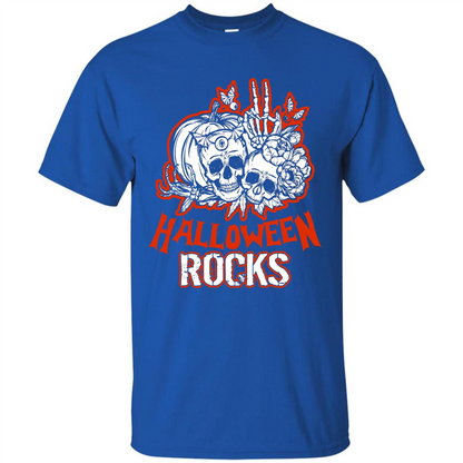 Halloween Rocks T-shirt Royal