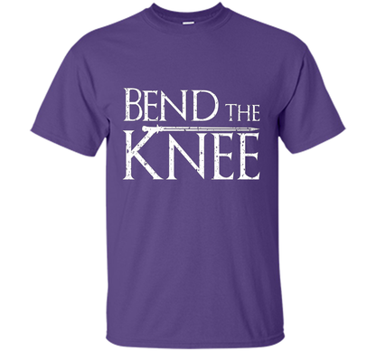 Game Of Thrones T-shirt Bend The Knee Lord T-shirt Purple