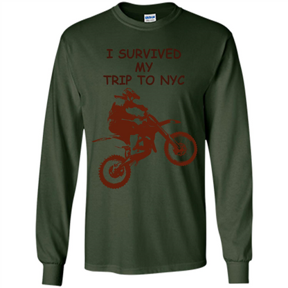 I Survived My Trip To NYC T-shirt Forest Green