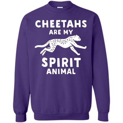 Cheetahs Are My Spirit Animal T-shirt Purple