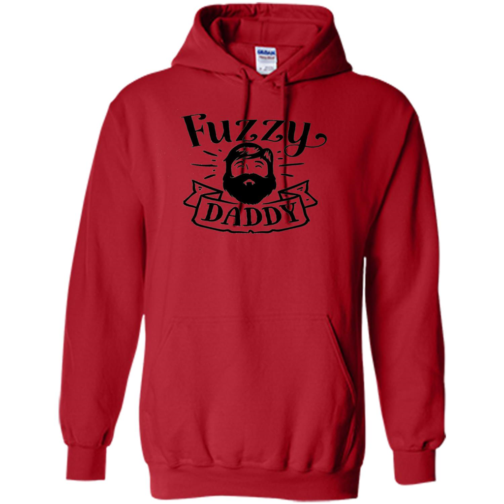 Fathers Day T-shirt Fuzzy Daddy Red