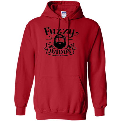 Fathers Day T-shirt Fuzzy Daddy Red