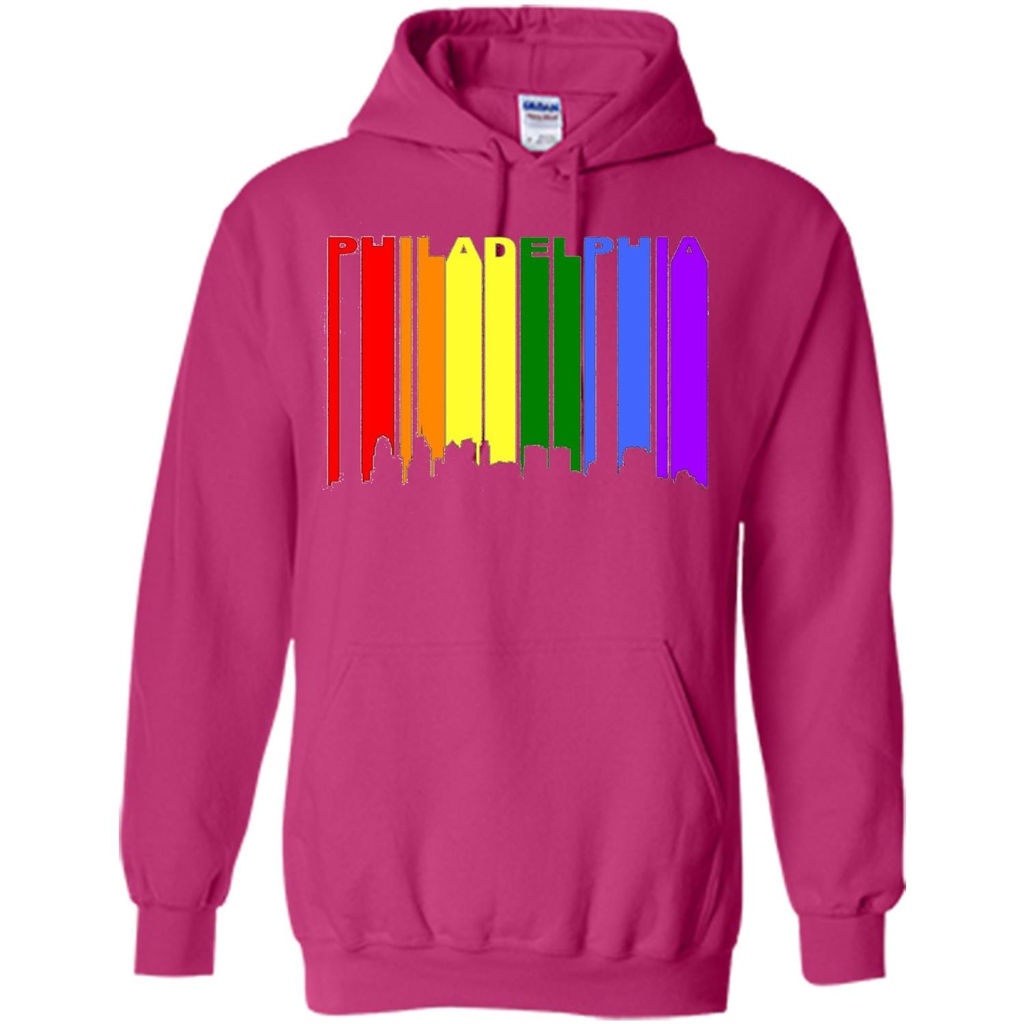 Philadelphia PA Downtown Rainbow LGBT Gay Pride T-shirt