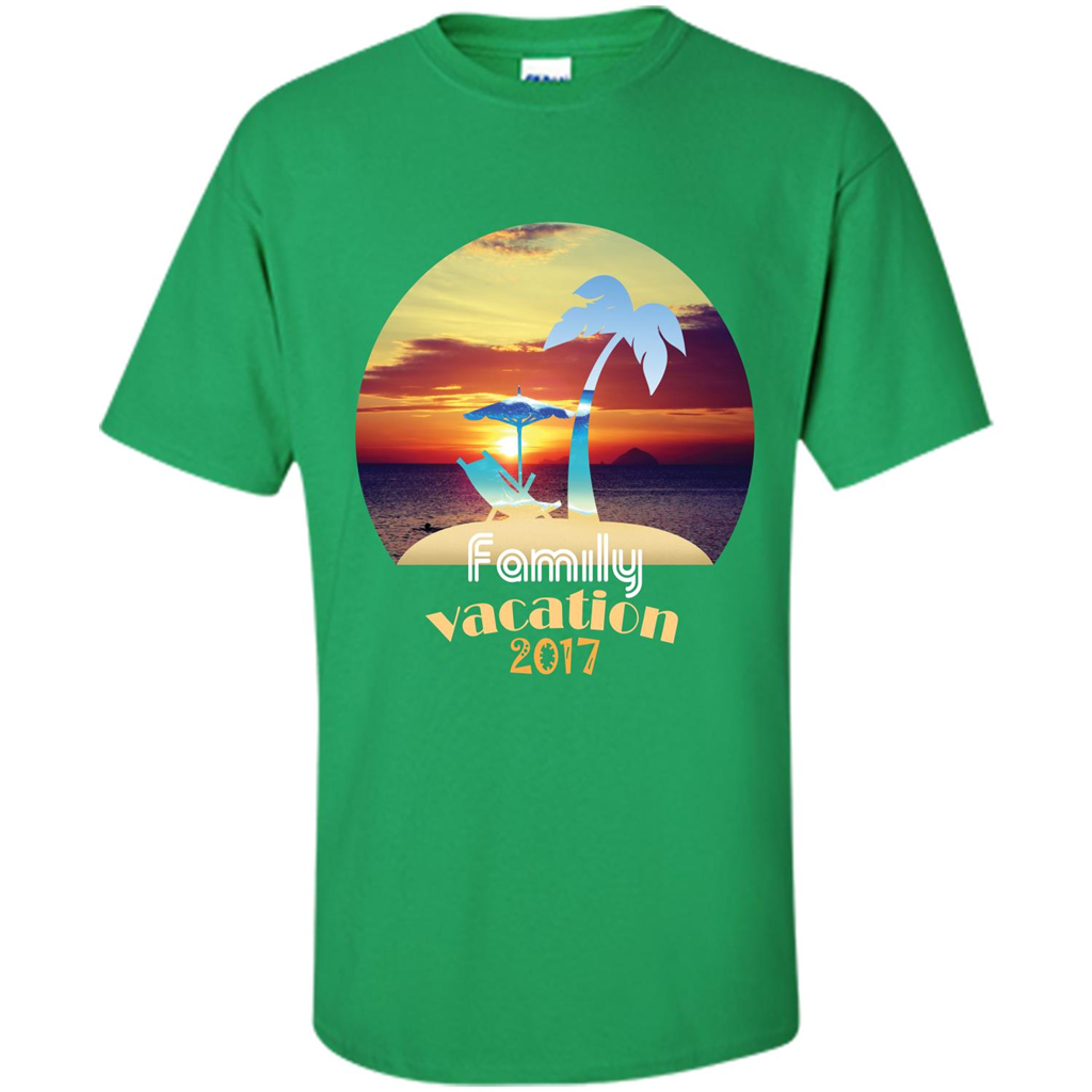 Summer T-shirt Family Vacation 20117 Irish Green