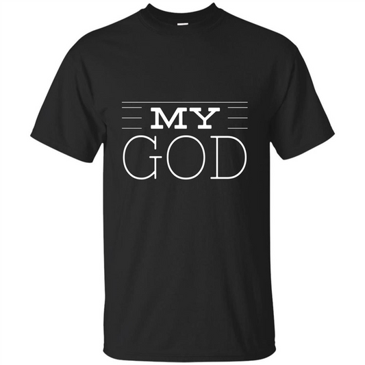Christian T-shirt My God Black