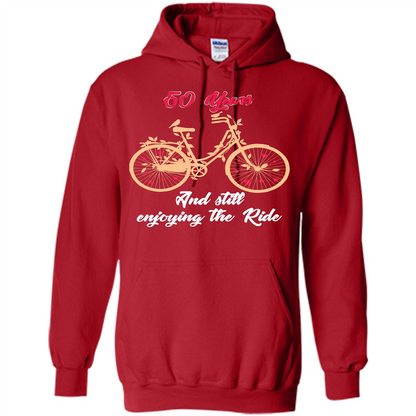 Anniversary T-shirt 50 Years And Still Enjoying The Ride Red