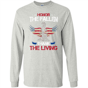 Military T-shirt Honor The Fallen Thank The Living