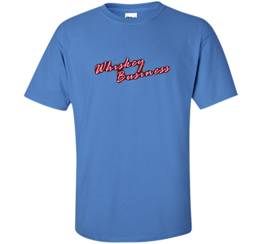 Whiskey Business Drinking 80's T-shirt shirt Iris