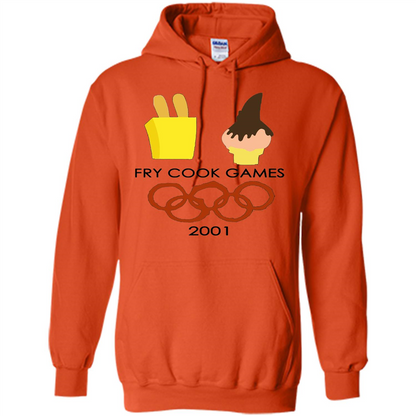 Fry Cook Games T-shirt Orange