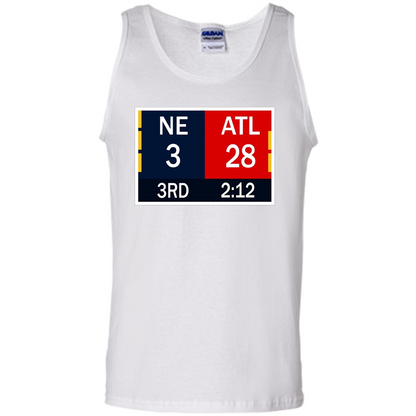 NE 3 ATL 28 Final T-shirt 2 Sides 1 Game White