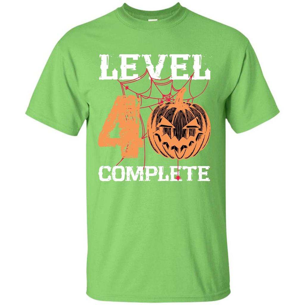 Halloween T-shirt Level 40 Complete Lime