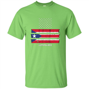 Puerto Rico USA Flag Pride T-Shirt