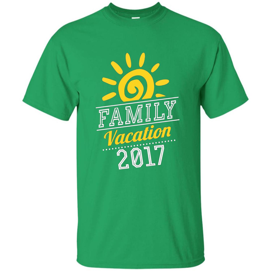 Summer T-shirt Family Vacation 2017 T-shirt Irish Green