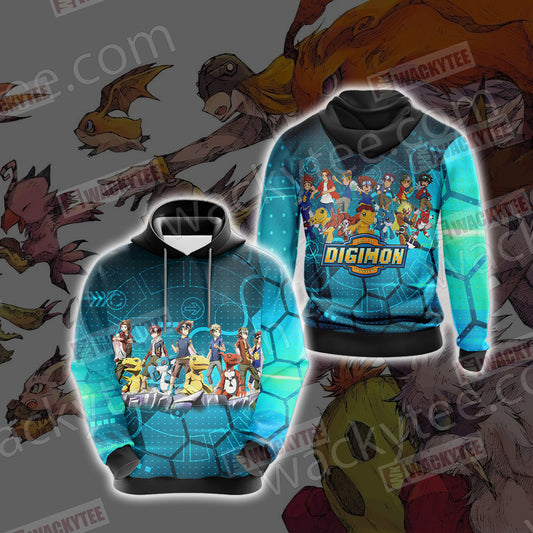 Digimon New Collection Unisex 3D Hoodie