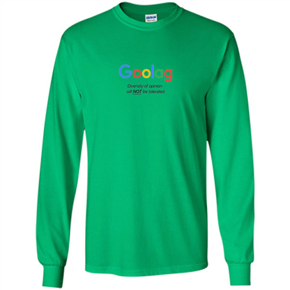 Goolag T-shirt Diverity Of Opinion Will Not Be Tolerated Irish Green