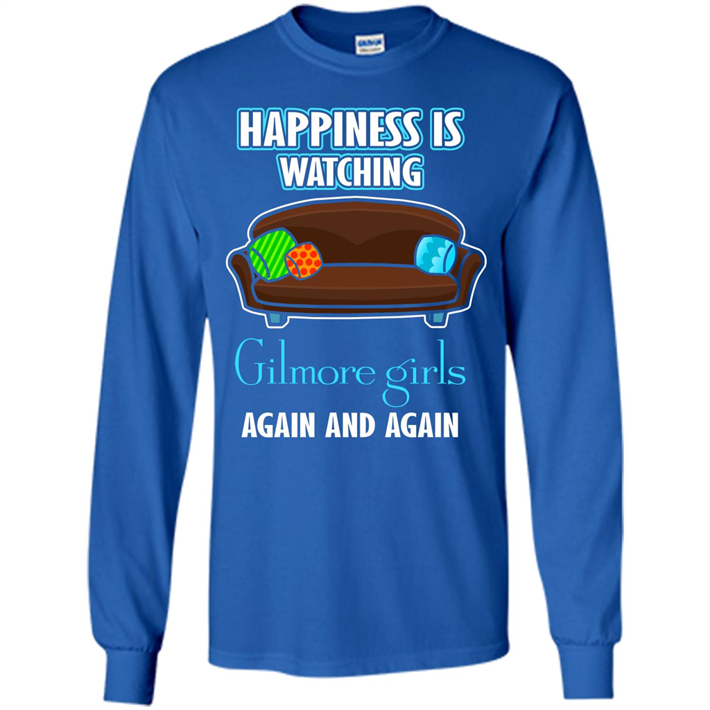 Movie T-shirt Happiness Is Watching Again And Again Royal