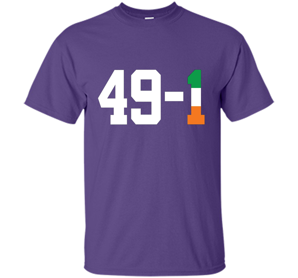 Ireland Boxing MMA 49-1 T-shirt Purple