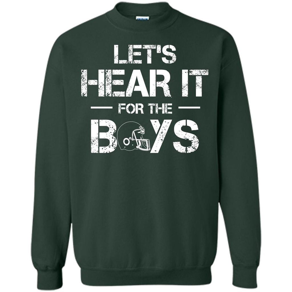 Football T-shirt Let's Hear It For The Boys Forest Green