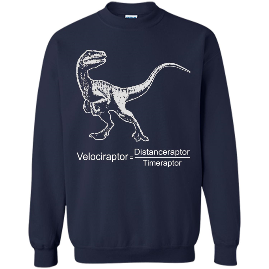 Velociraptor Distanceraptor Timeraptor T-shirt Navy