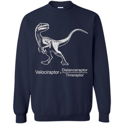 Velociraptor Distanceraptor Timeraptor T-shirt Navy