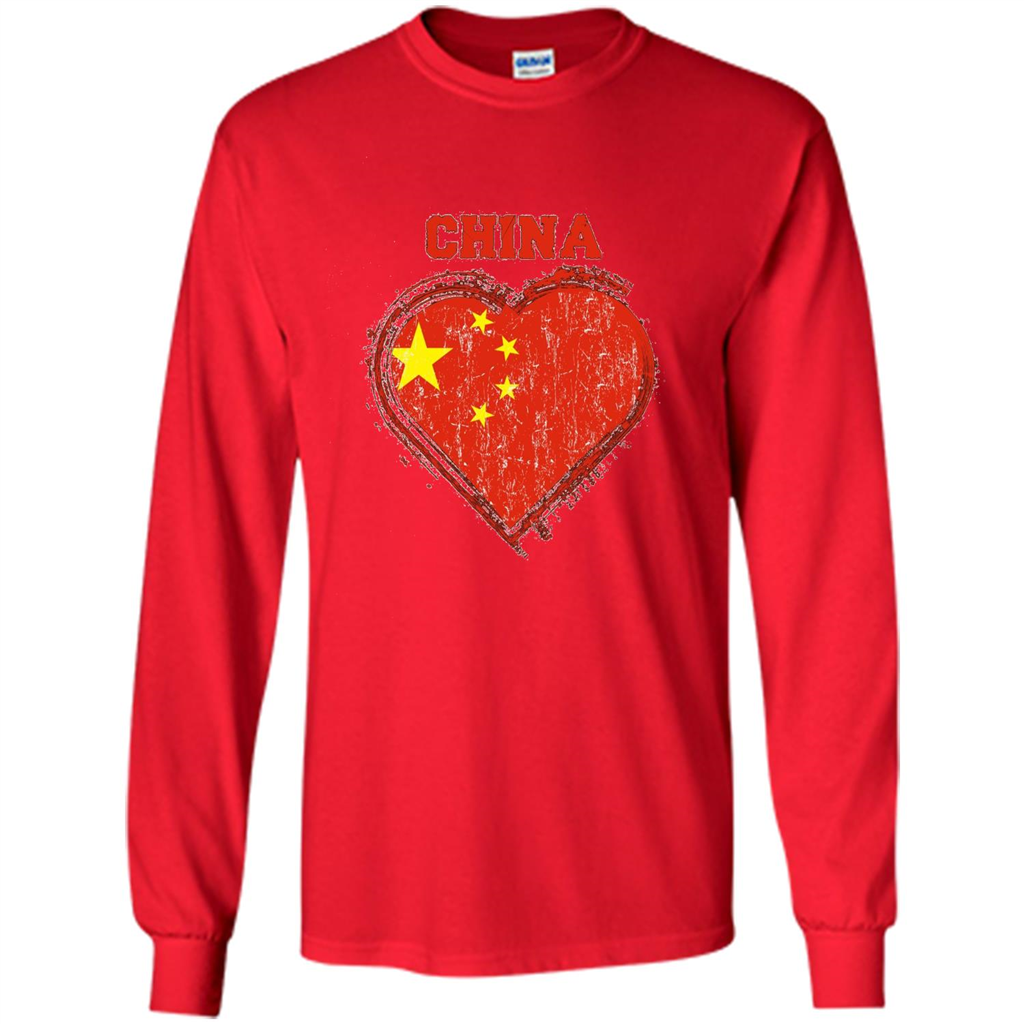 Chinese T-shirt Chinese Flag Shirt Red
