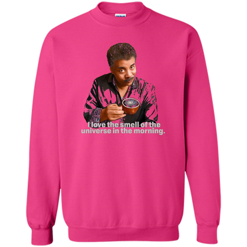 Neil Degrasse Tyson I Love The Smell Of The Universe T-Shirt Heliconia