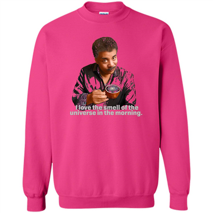 Neil Degrasse Tyson I Love The Smell Of The Universe T-Shirt Heliconia