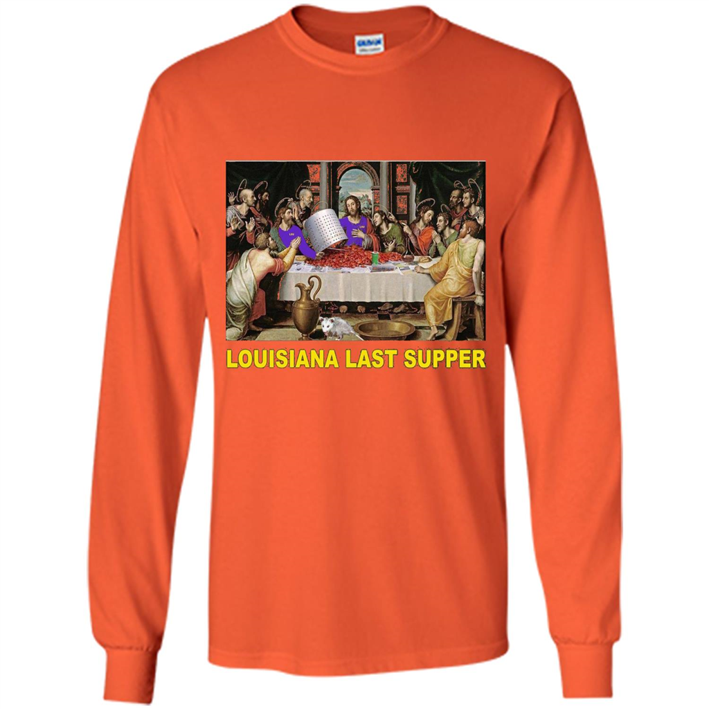 Louisiana Last Supper T-shirt Orange